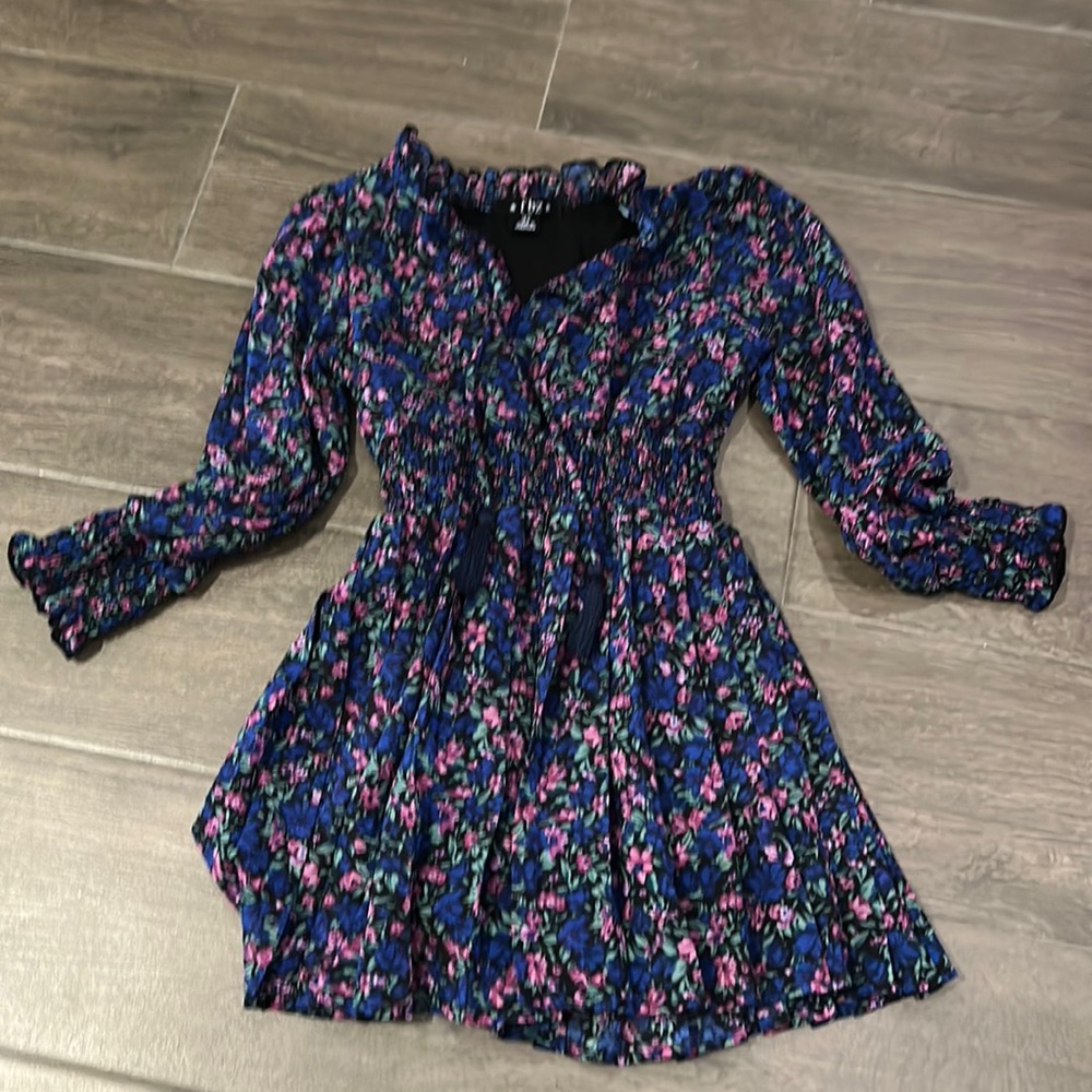 Floral long sleeve dress